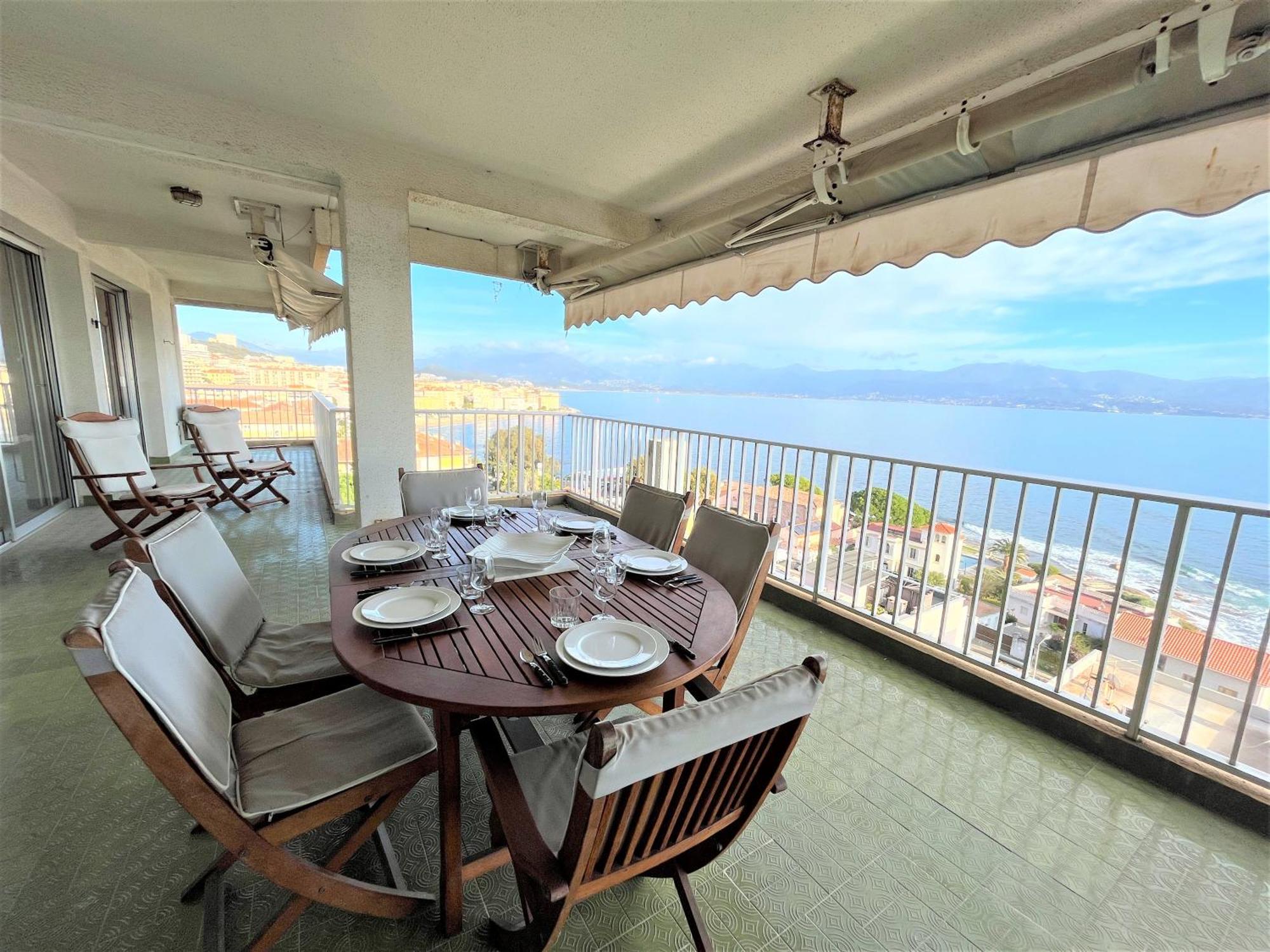 Appartement Vue Mer Carmino Ajaccio Ajaccio  Dış mekan fotoğraf
